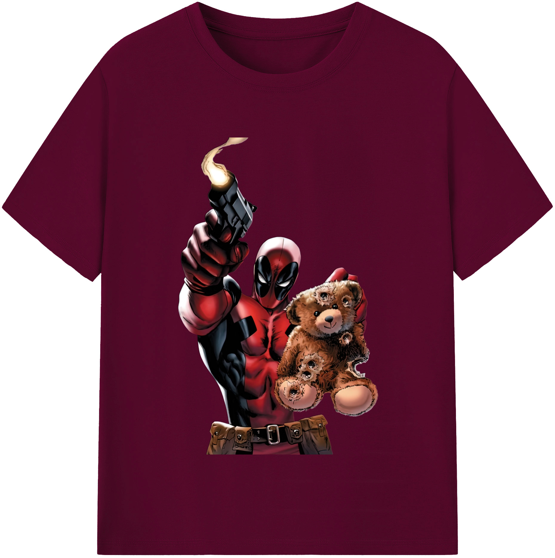 （画像用） Deadpool デッドプール レディースカジュアルプリントTシャツ（綿100％）